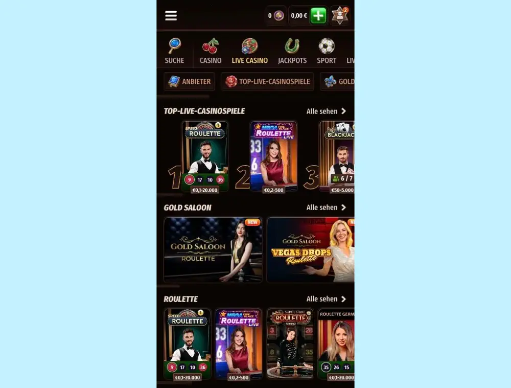 Multi-vertical casino: 1,200+ slots plus live dealer, Pragmatic Play and Evolution leading