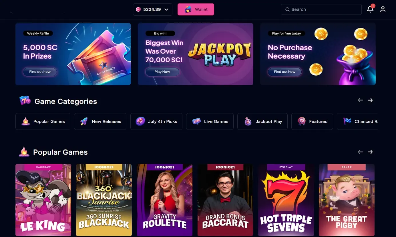 Multi-brand operator: shared back-office, separate slot lobbies per brand, unified payment gateway